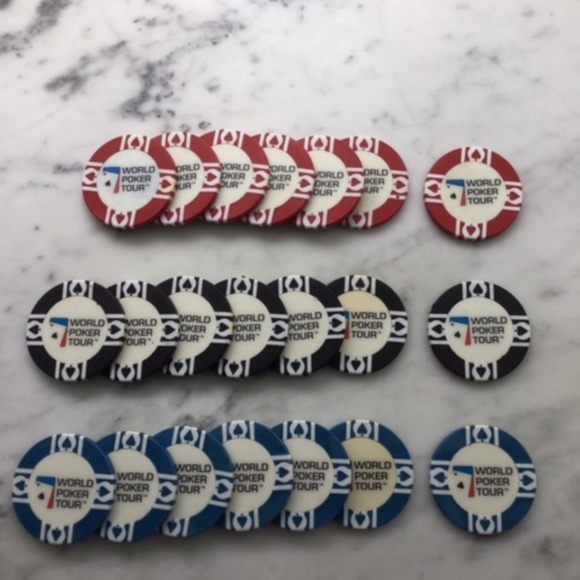 Vintage Accessories Authentic World Poker Tour Poker Chips